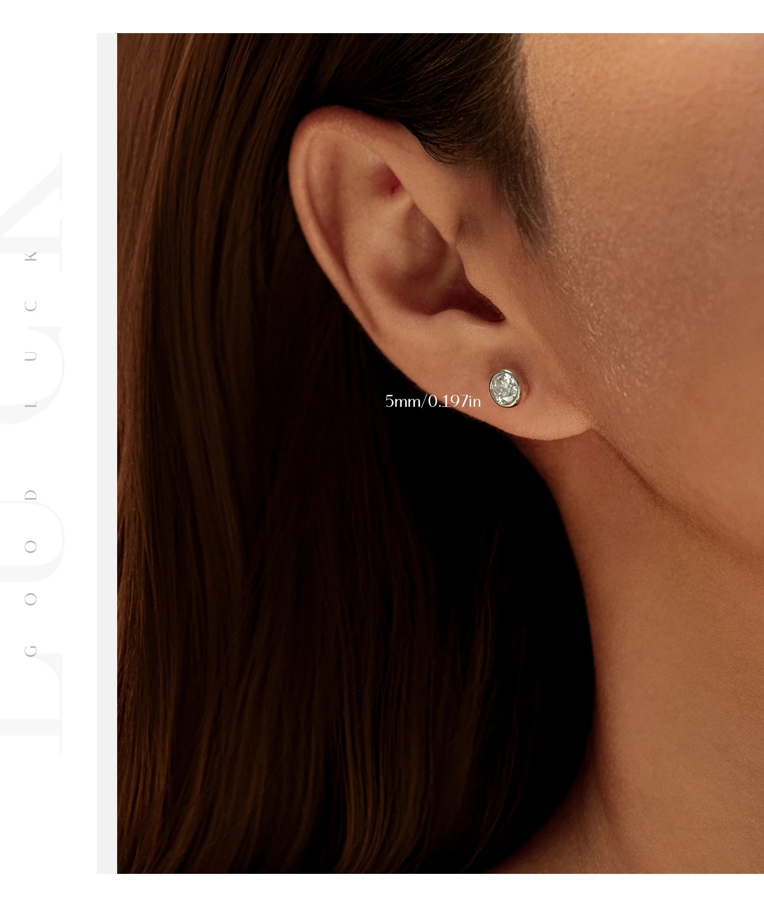 MODIAN 1CT/2CT D Farbe Lünette Moissanit Ohrringe 925 Sterling Silber Klassische Runde Stud Ohrringe Für Frauen Hochzeit Edlen schmuck