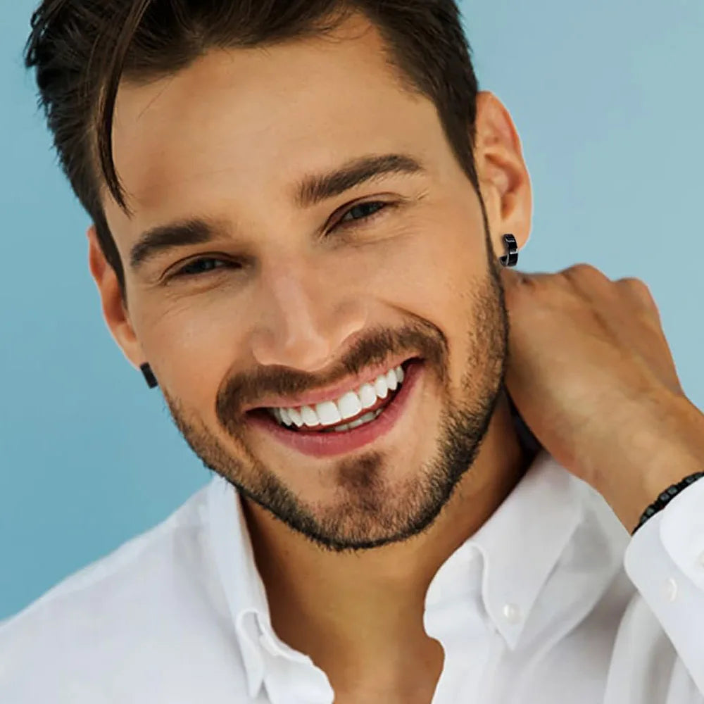 Edelstahl Punk Ohrstecker für Männer Frauen