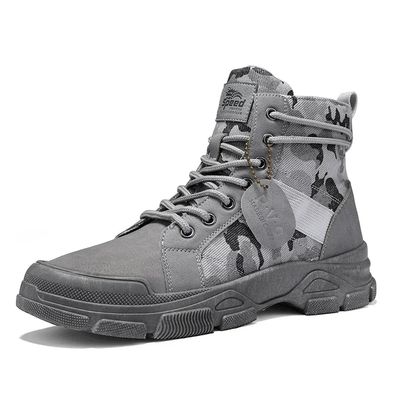 Herbst-Stiefel für Männer – Camouflage High Top