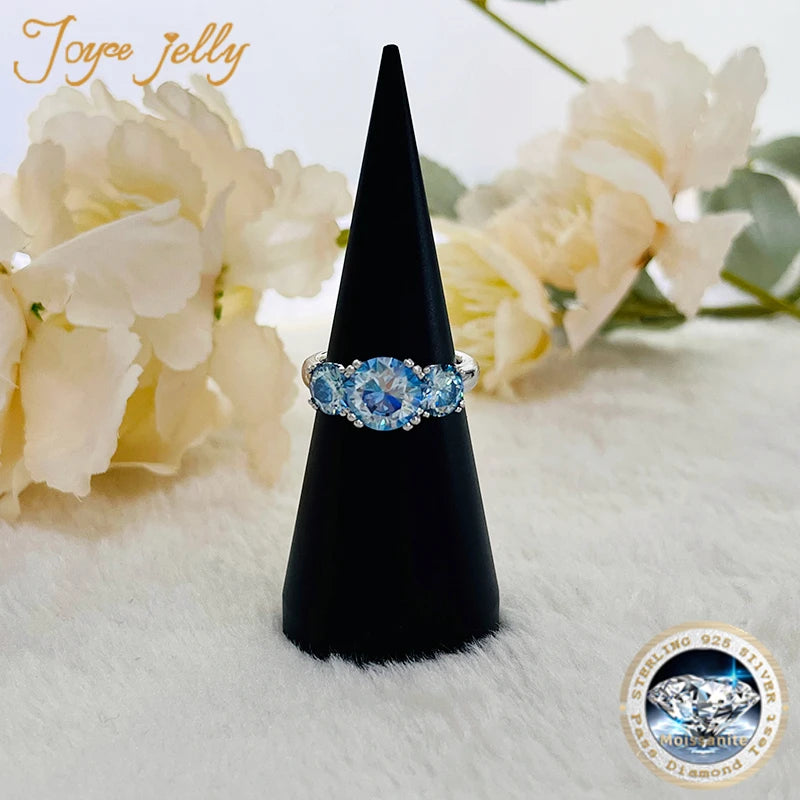 Moissanit Diamantring Silber