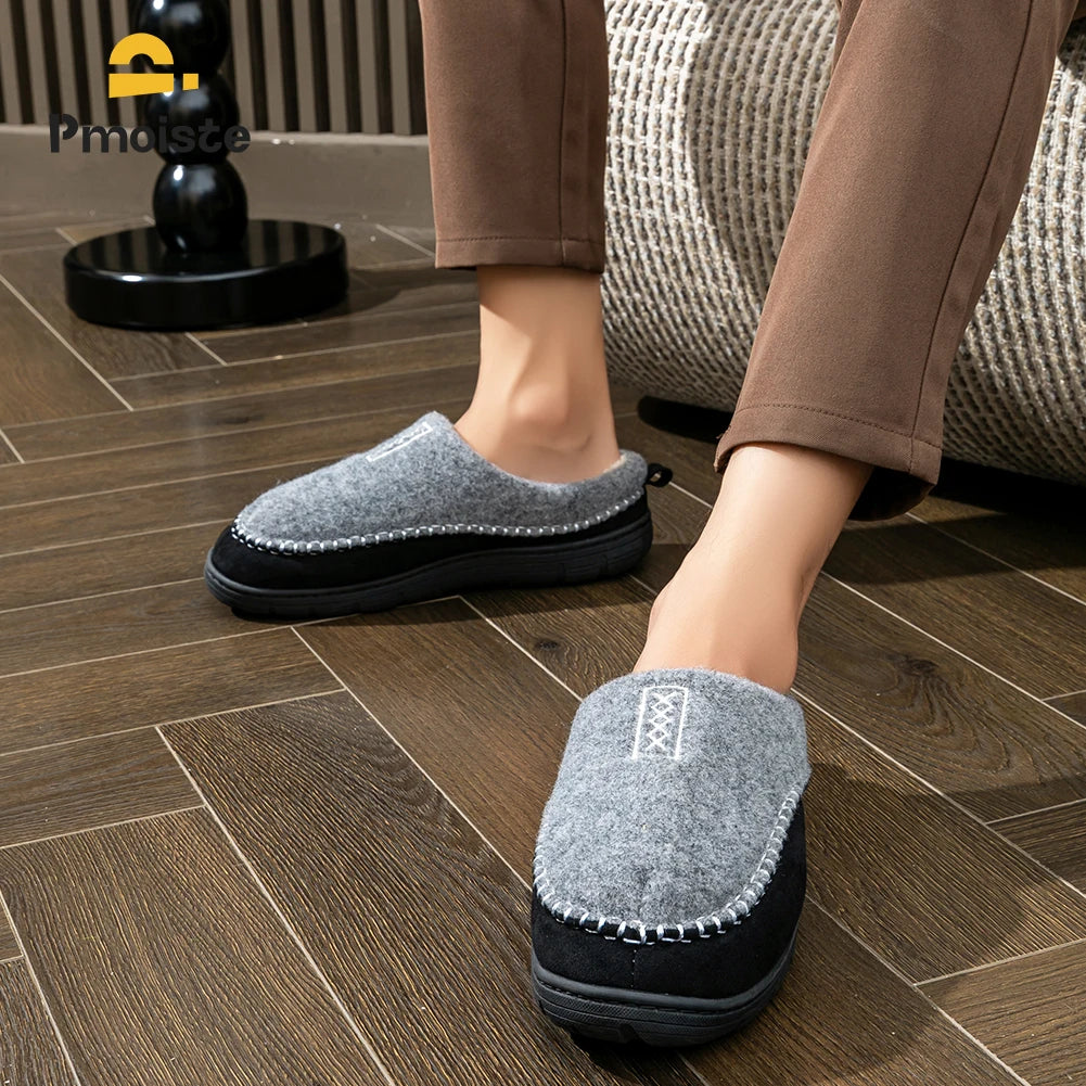 Herren Fannel-Hausschuhe Memory Foam Warm