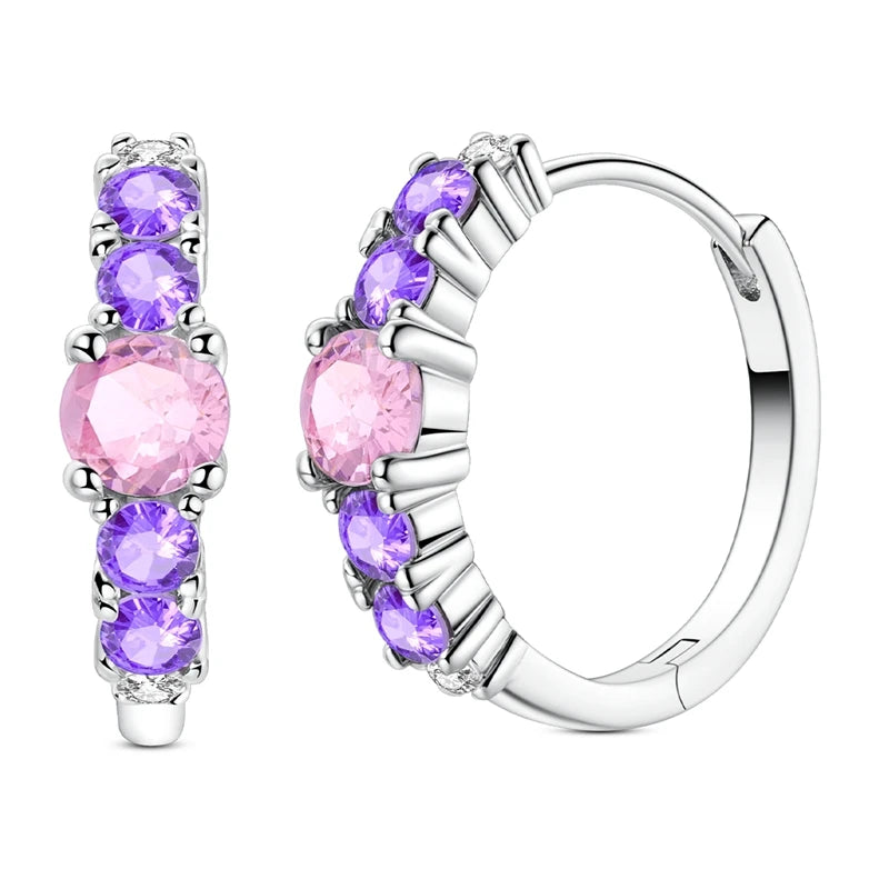 2025 neue 925 Sterling Silber Ohrringe Einfache Bogen Erdbeere Schmetterling Creolen für Hochzeit Party Frauen Schmuck Mädchen