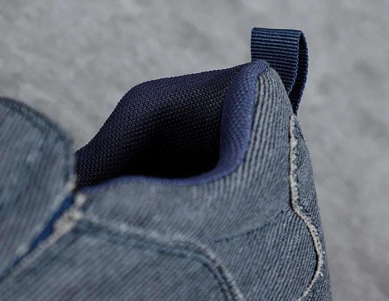 Herrenschuhe – Atmungsaktive Canvas-Slipper