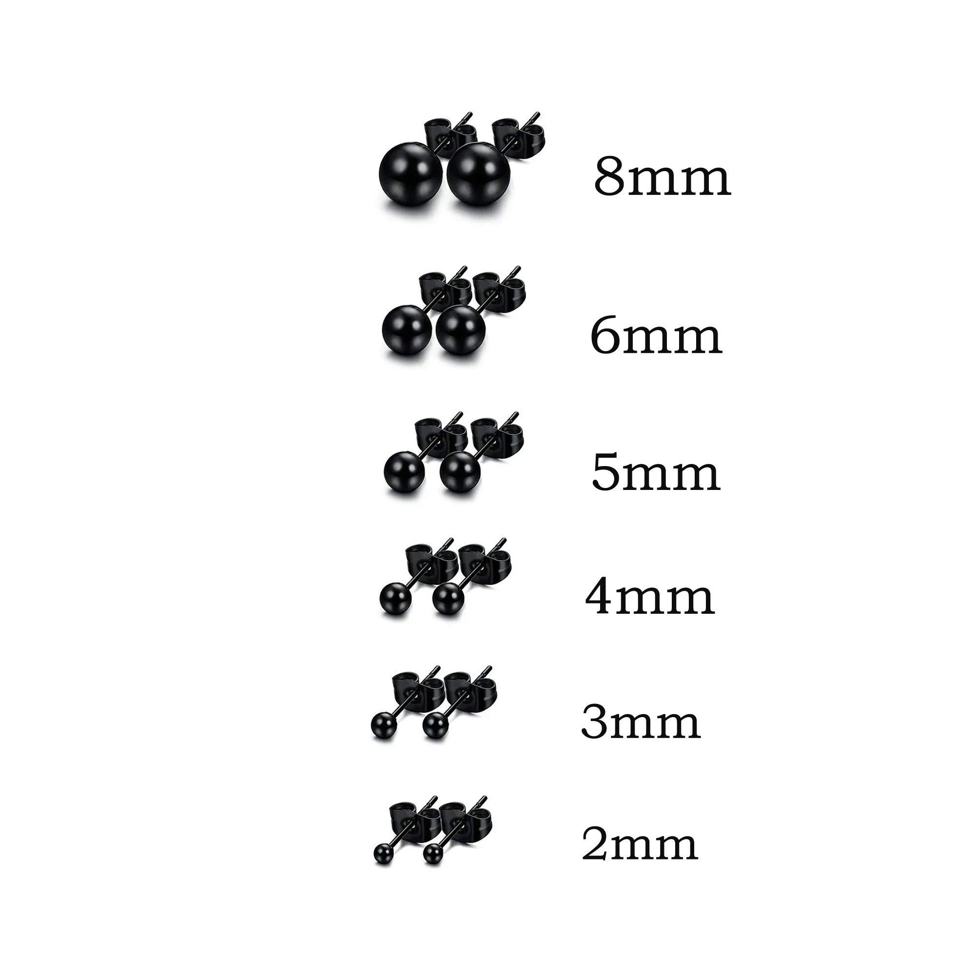 Edelstahl Ohrstecker Unisex