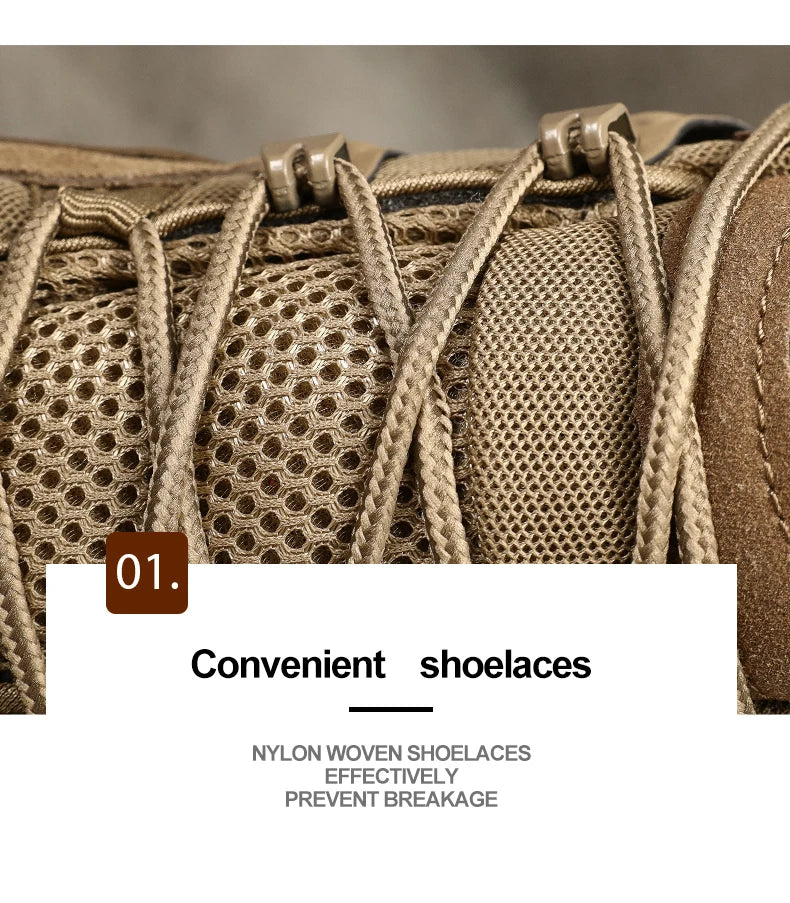 HIKEUP Rutschfeste, verschleißfeste Outdoor-Wanderschuhe, atmungsaktiv, spritzwassergeschützt, Klettern, Herren-Sneaker, Trekking, Tourismus, Bergschuhe