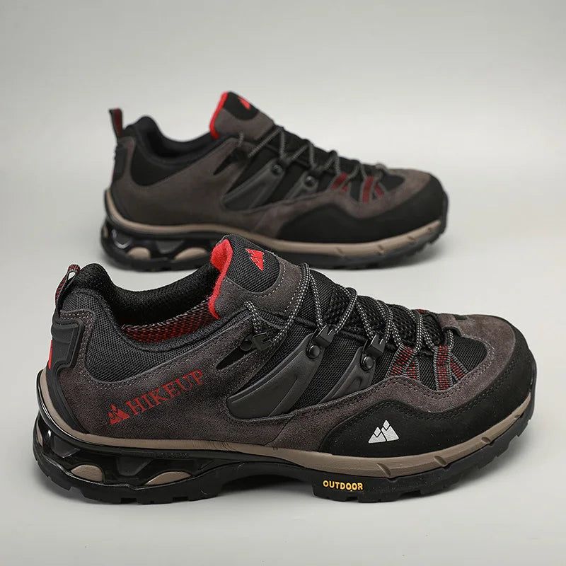 HIKEUP Rutschfeste, verschleißfeste Outdoor-Wanderschuhe, atmungsaktiv, spritzwassergeschützt, Klettern, Herren-Sneaker, Trekking, Tourismus, Bergschuhe