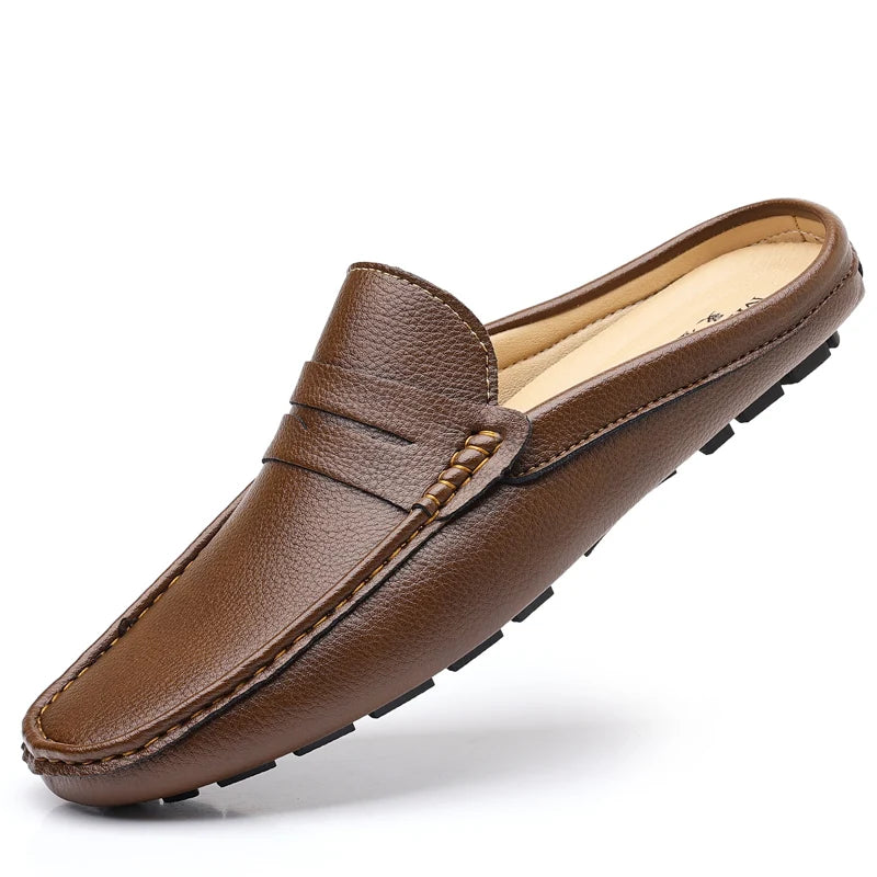 Sommer Leder Herren Loafers