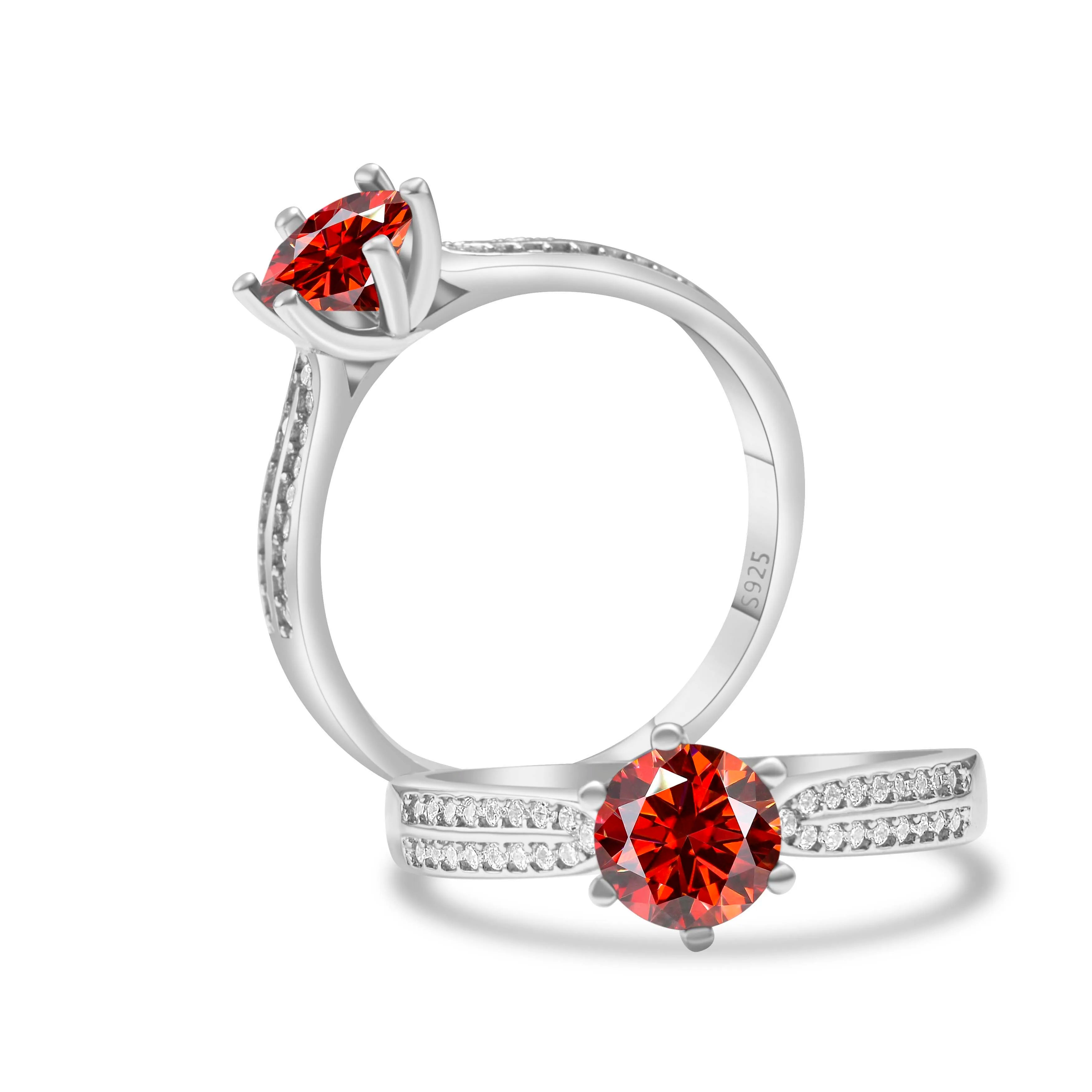 Ring D-Farbe – S925 Sterling Silber