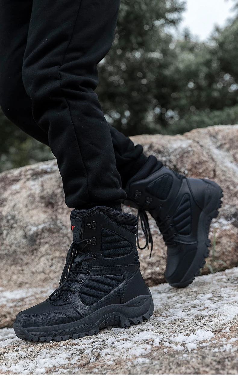 Herren High-Top Schneestiefel