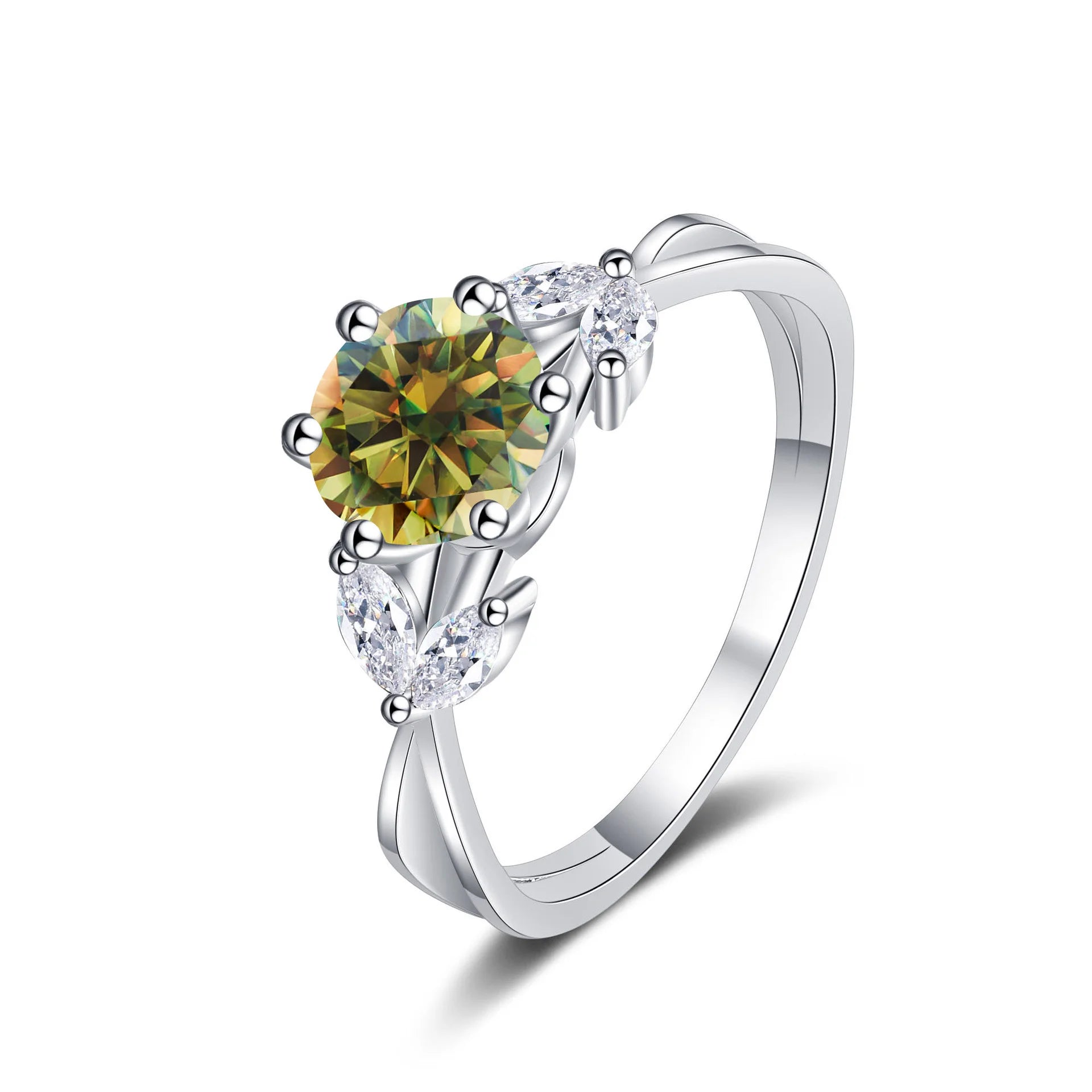 Luxus Moissanit-Solitärring – 1ct – Frauen