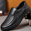Klassische Leder Herren Slipper