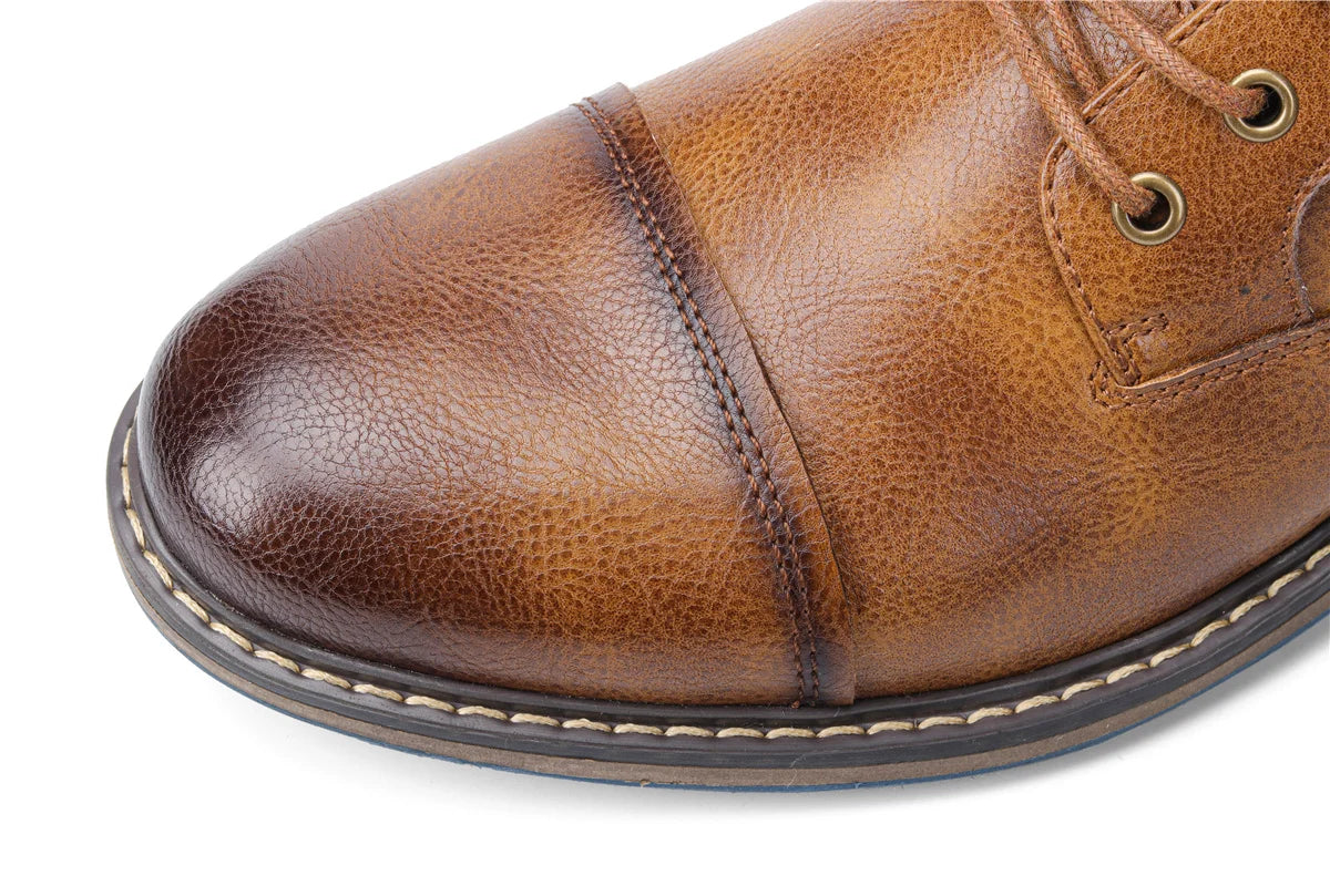 Herren Lederstiefel – Bequeme Modische Frühlingsstiefeletten