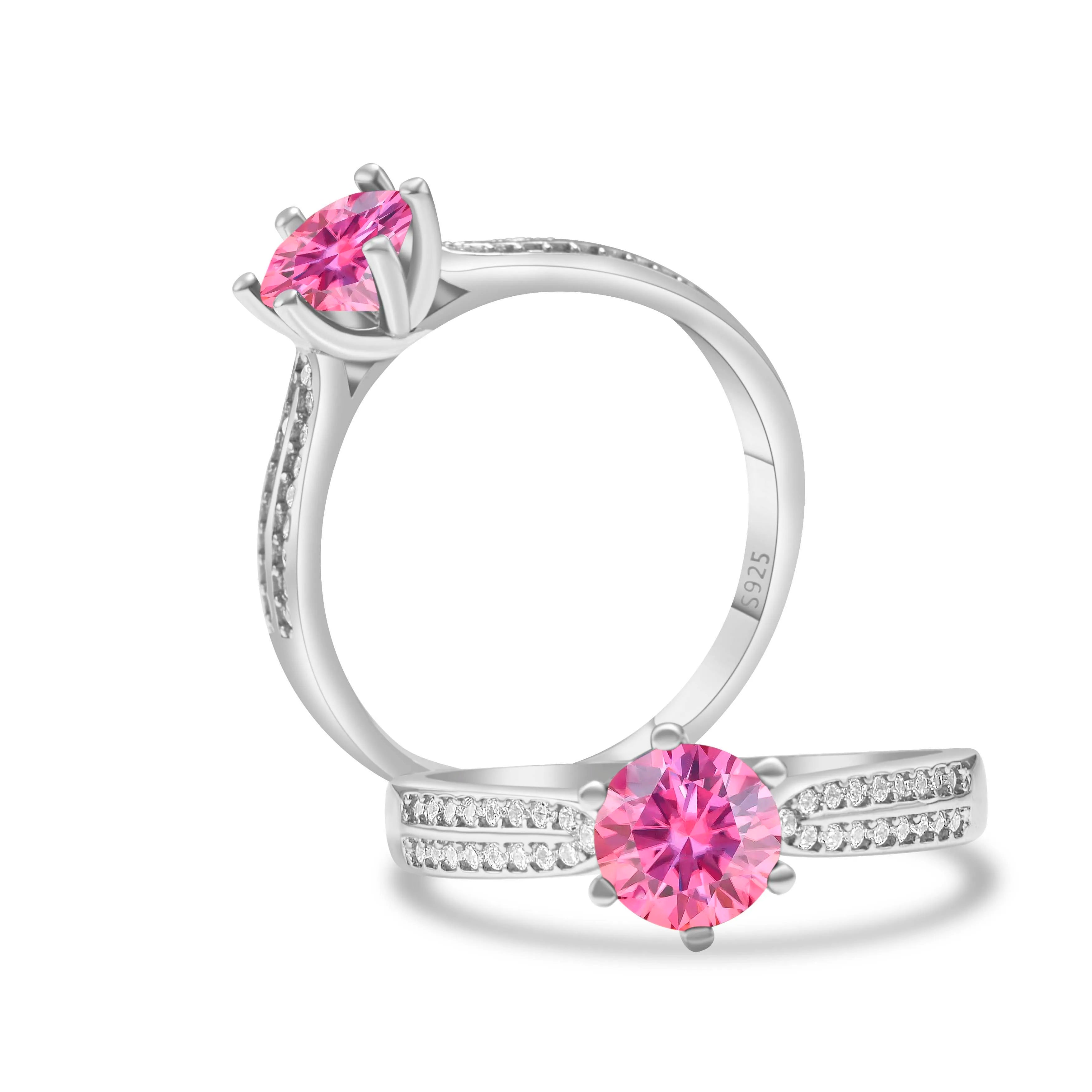 Ring D-Farbe – S925 Sterling Silber