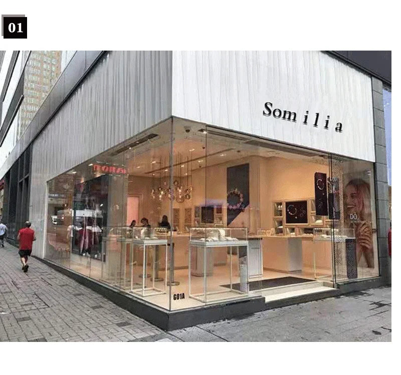 Somilia – Großhandel 8–14 mm hochwertige runde weiße Perle im japanischen Stil und Ohrstecker aus 925er Sterlingsilber für Damen. Ein Paar