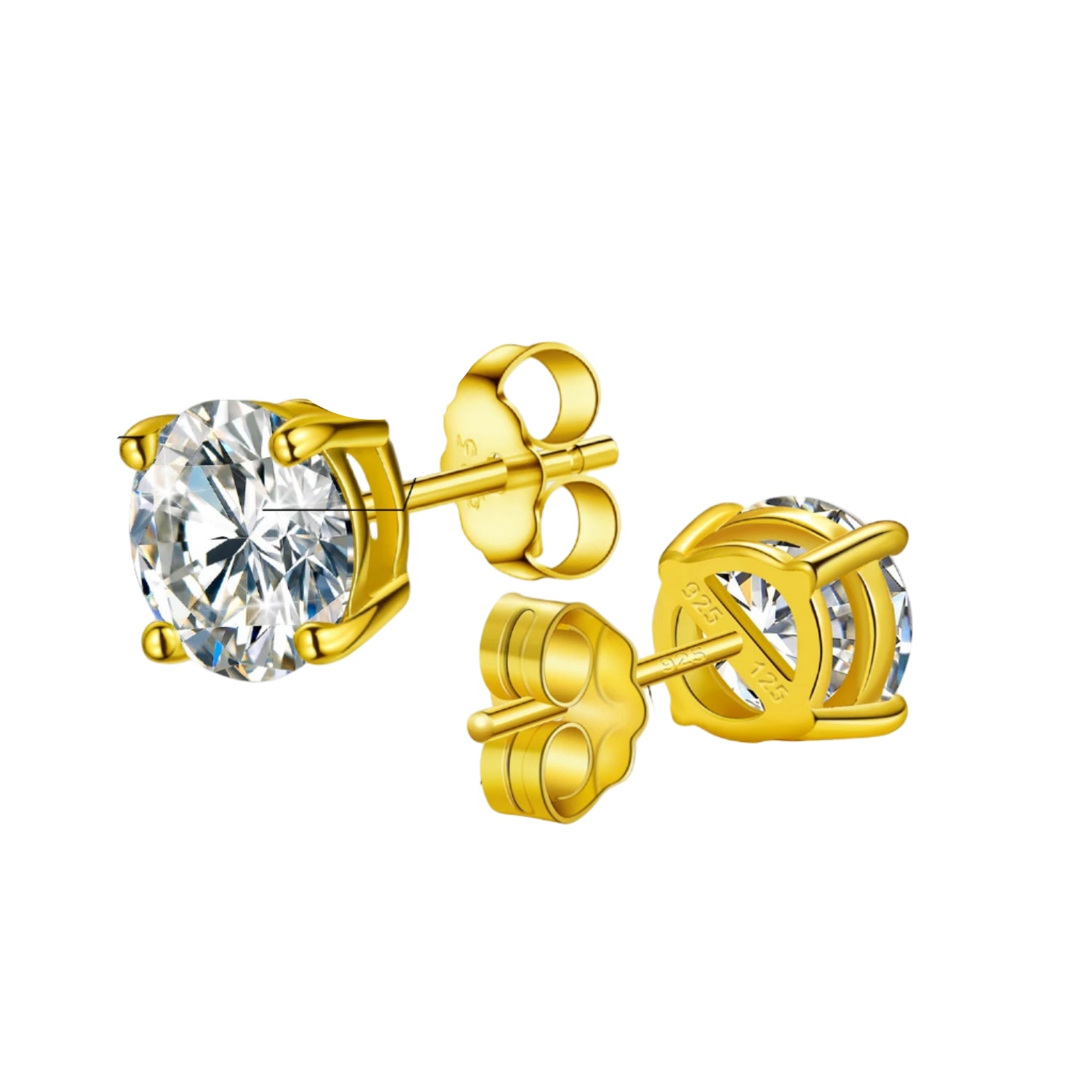 Ohrringe für Frauen 100 % 925 Sterling Silber