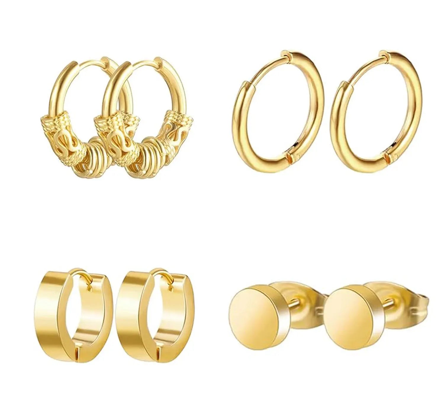 Edelstahl Herren  fraun Ohrringe