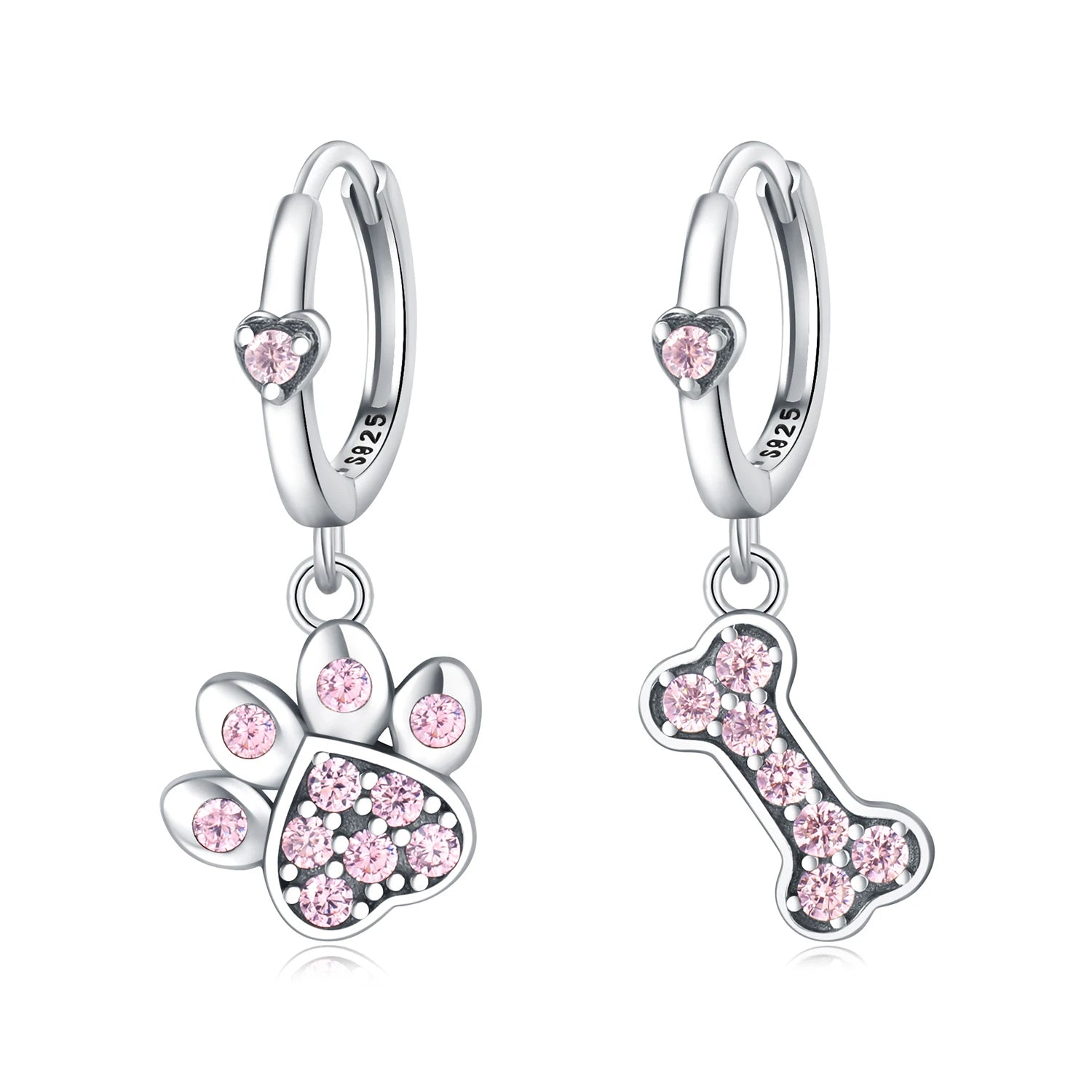 Orstarry 925 Sterling Silber Rosa Denim Hut Stiefel Ohrring Key Lock Ohrringe Tropfen Ohrringe Für Frauen Party Geschenke Trendy Schmuck