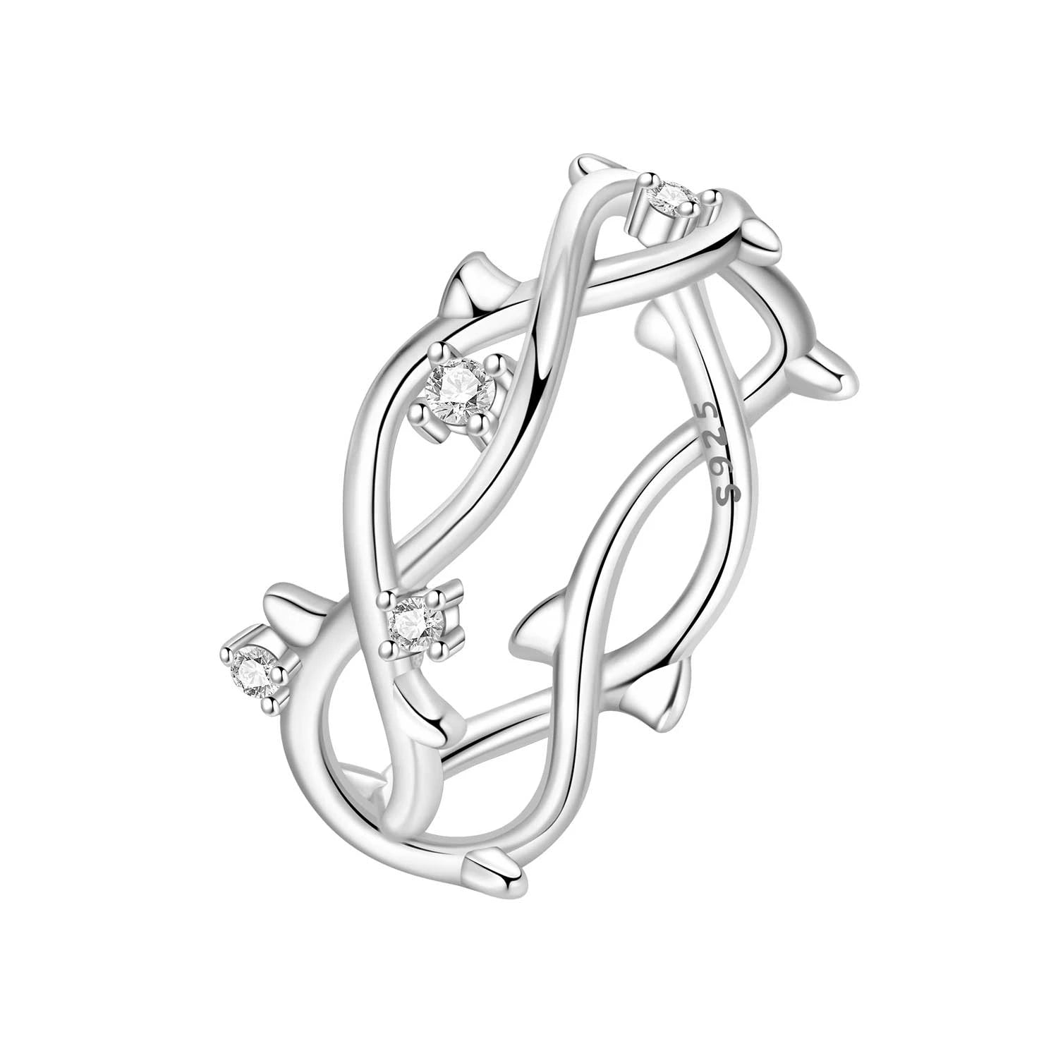 Zirkon Sternring Silber