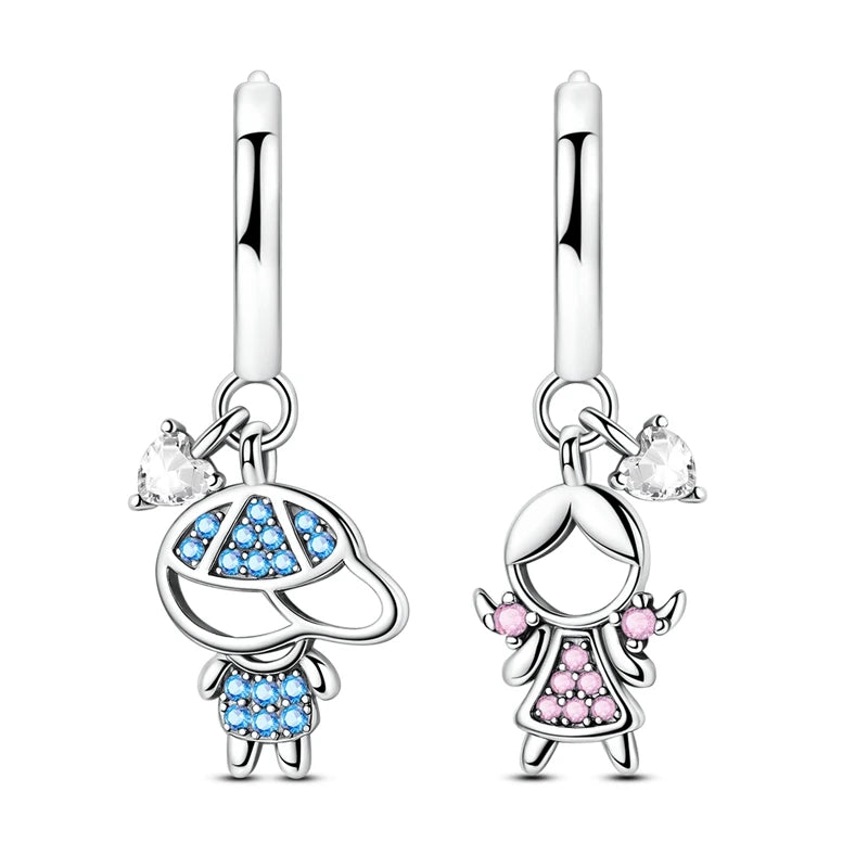 2025 neue 925 Sterling Silber Ohrringe Einfache Bogen Erdbeere Schmetterling Creolen für Hochzeit Party Frauen Schmuck Mädchen