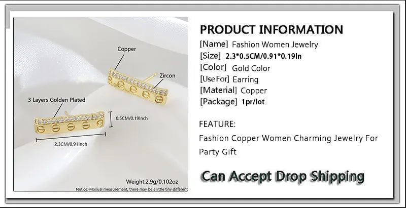 MHS.SUN Mode Vergoldet Große AAA CZ Hoop Ohrringe Für Frauen Übertreiben Große Ohrringe Intarsien Zirkon Hip Hop Ohr Schmuck Geschenk