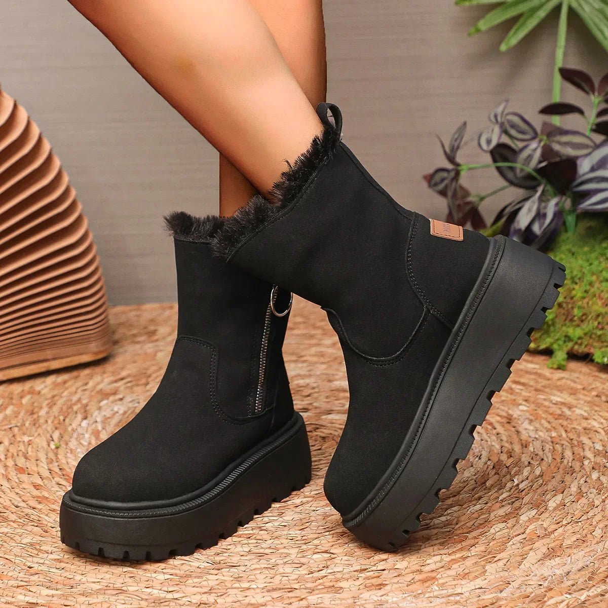 Damen Winter-Schneestiefel