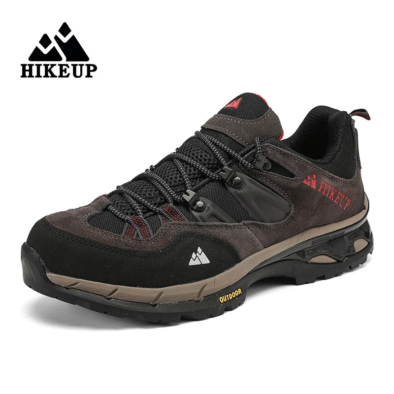 HIKEUP Rutschfeste, verschleißfeste Outdoor-Wanderschuhe, atmungsaktiv, spritzwassergeschützt, Klettern, Herren-Sneaker, Trekking, Tourismus, Bergschuhe