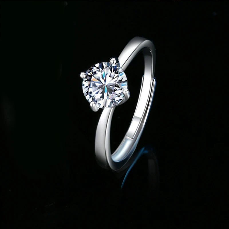 Moissanit Luxus Ring