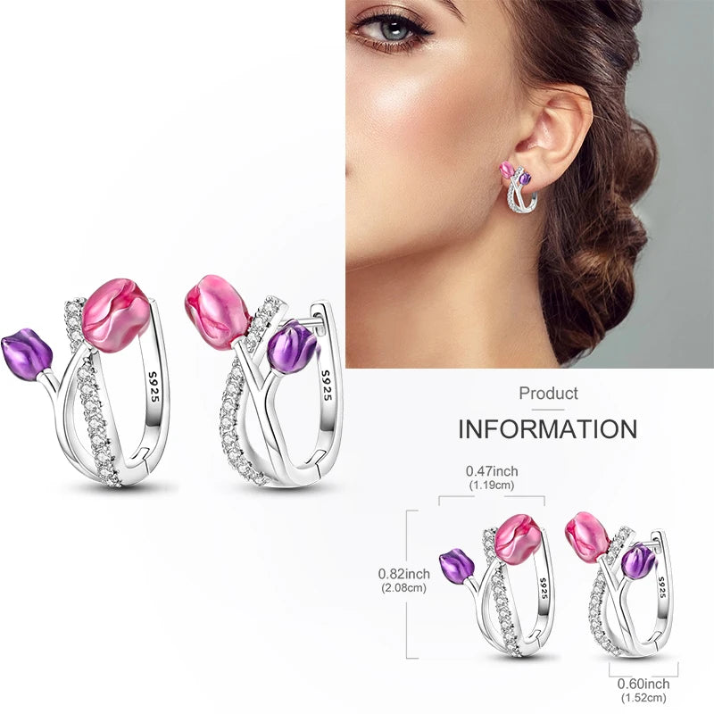 Creolen aus 925er-Sterlingsilber, Mond, Sonne, Original-Ohrring, Anhänger, Zirkon, Herzform, Stern-Ohrring, für Frauen und Mädchen, zur Herstellung von Schmuck