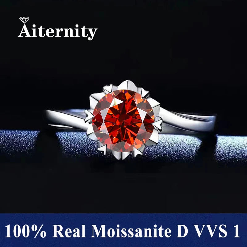 Moissanit Luxus Ring