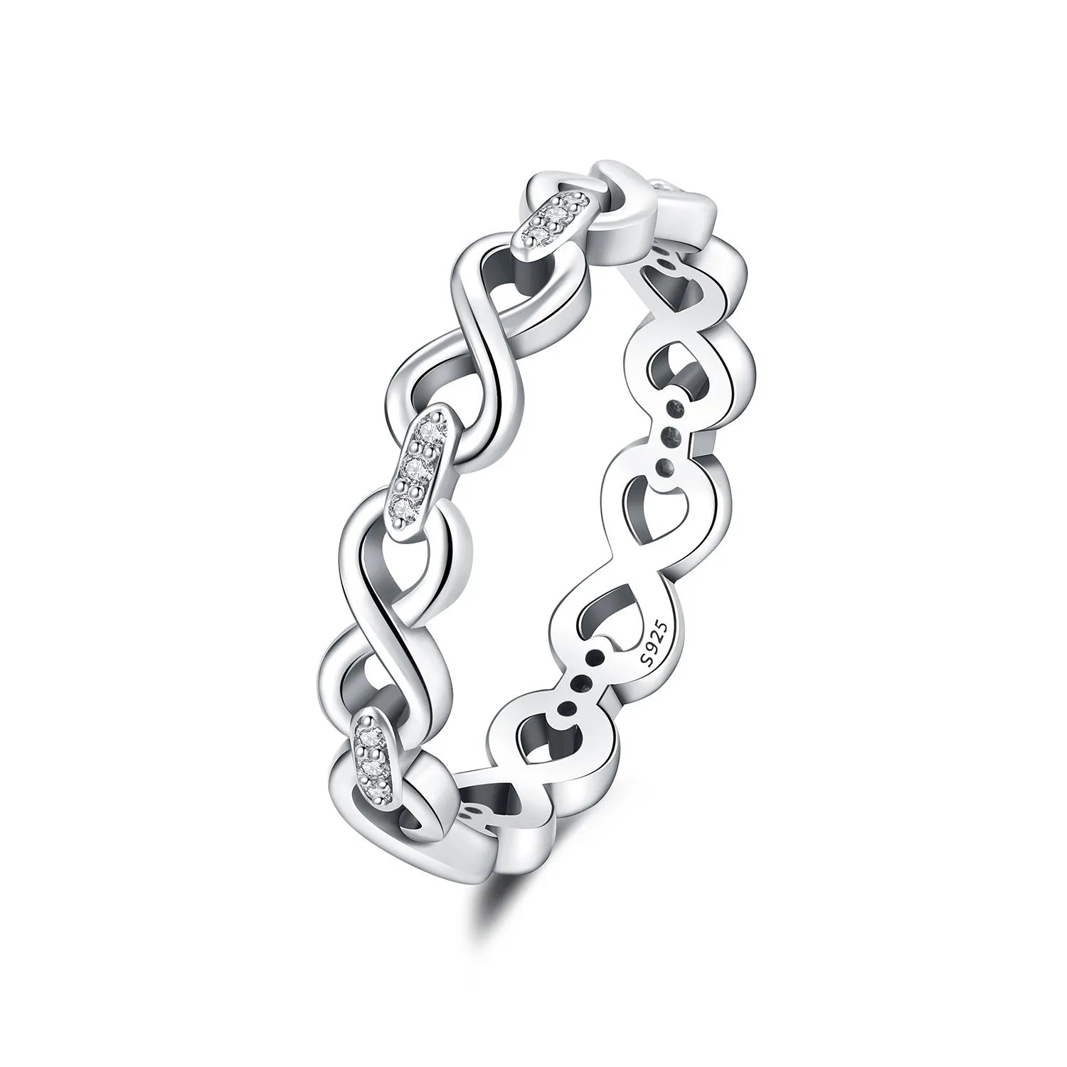 Zirkon Sternring Silber