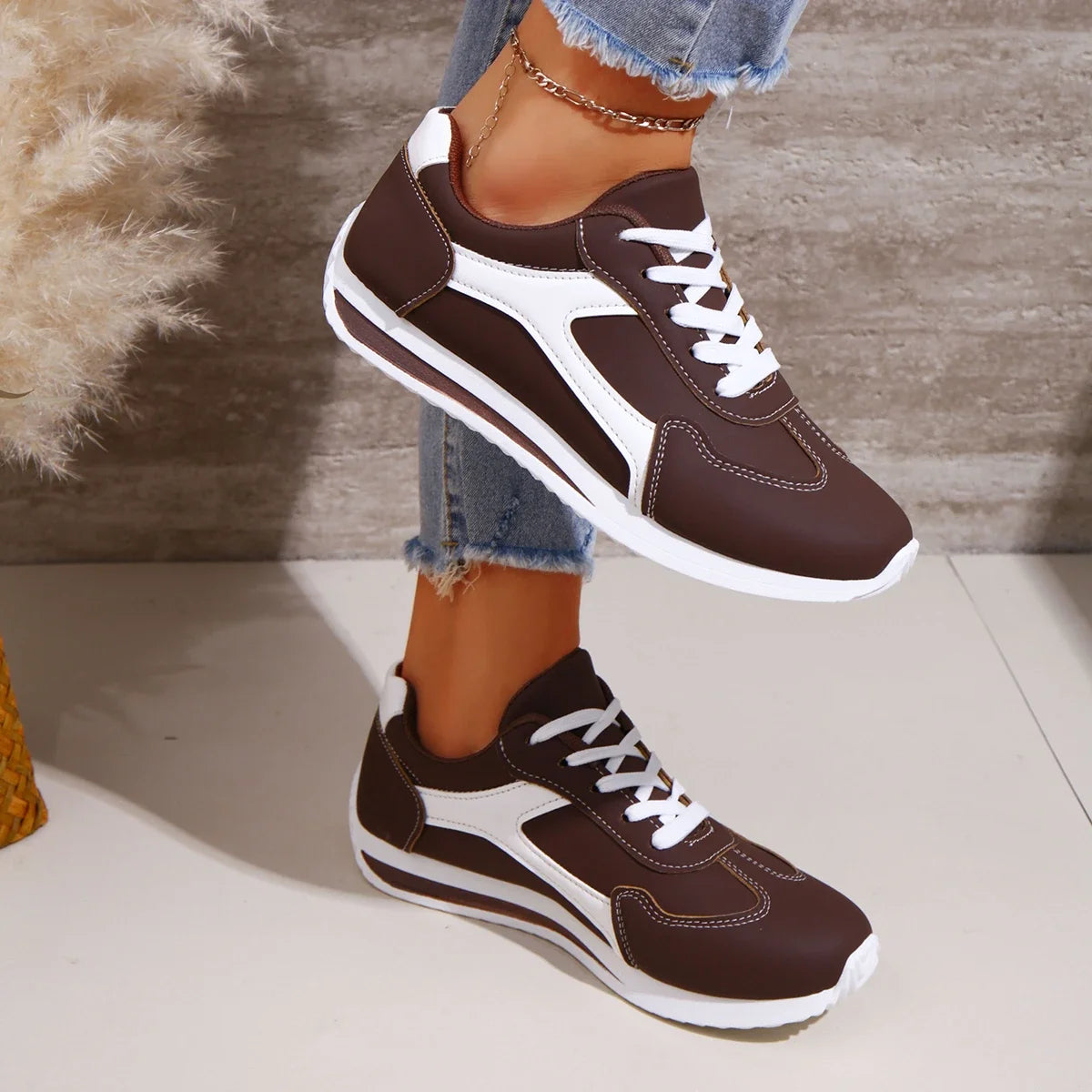 Damen Retro Casual Sneaker