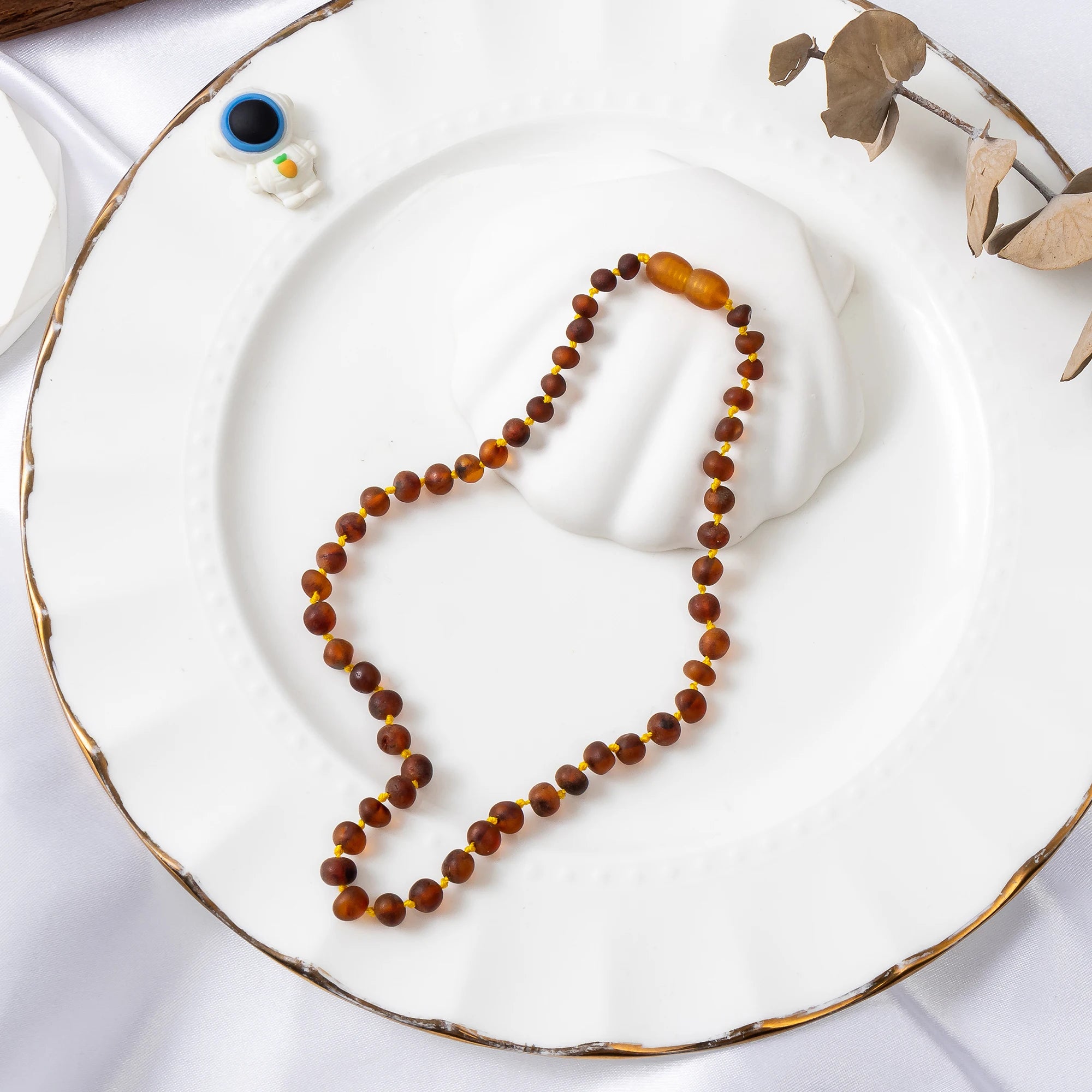 Halskette aus baltischem Bernstein – zertifiziert als 100 % authentischer baltischer Bernstein