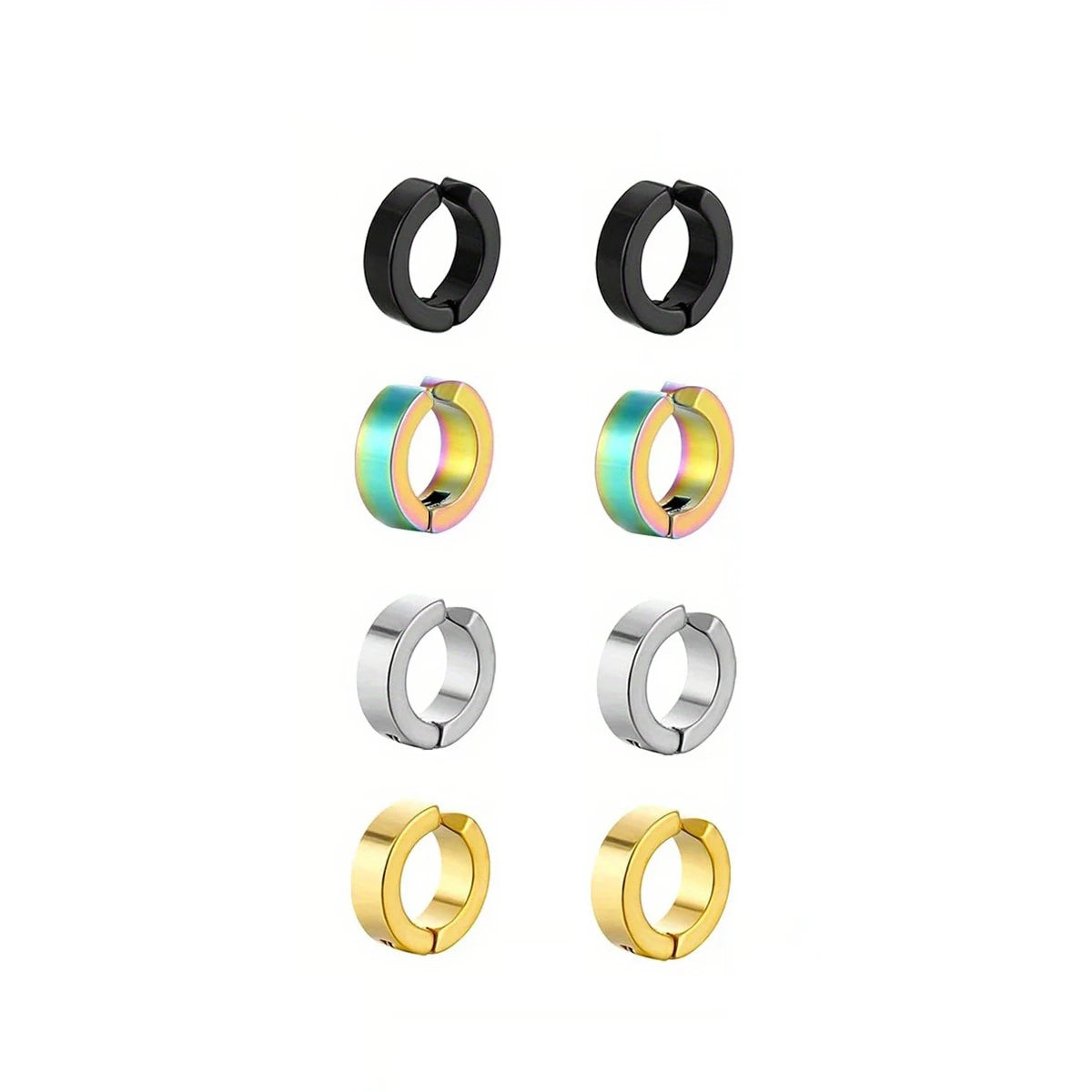 Magnetische Edelstahl Ohrringe  Männer und Frauen