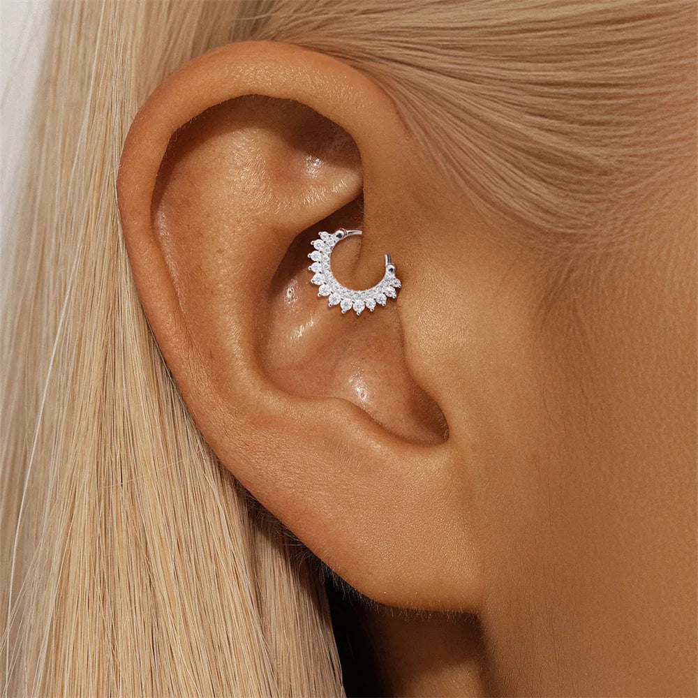 Aide Moissanit-Diamant-Ohrstecker für Damen, originales 925er-Sterlingsilber, Schraubverschluss, Damen-Moissanit-Ohrring mit flacher Rückseite, Juwel