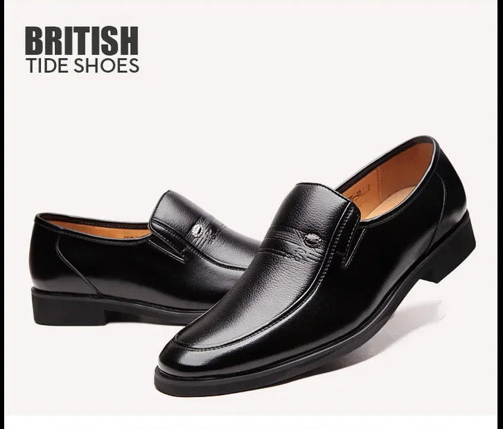 Herren Leder Loafers