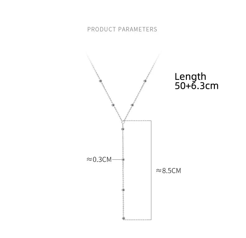 La Monada Damen-Halskette, 925er Silber, Ketten, Frau am Hals, minimalistischer Kettenanhänger, edler Schmuck für Frauen, Halskette, Silber, Mädchen