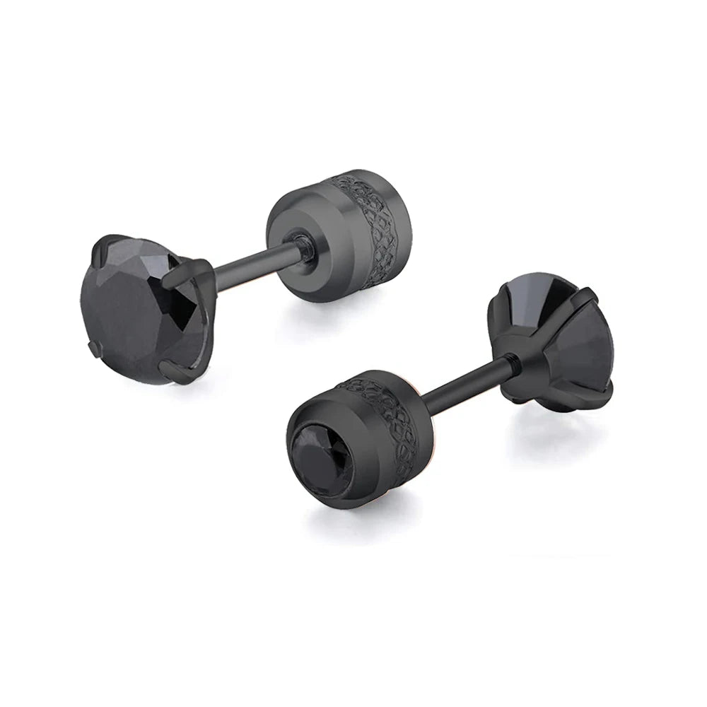 Edelstahl Punk Ohrstecker für Männer Frauen