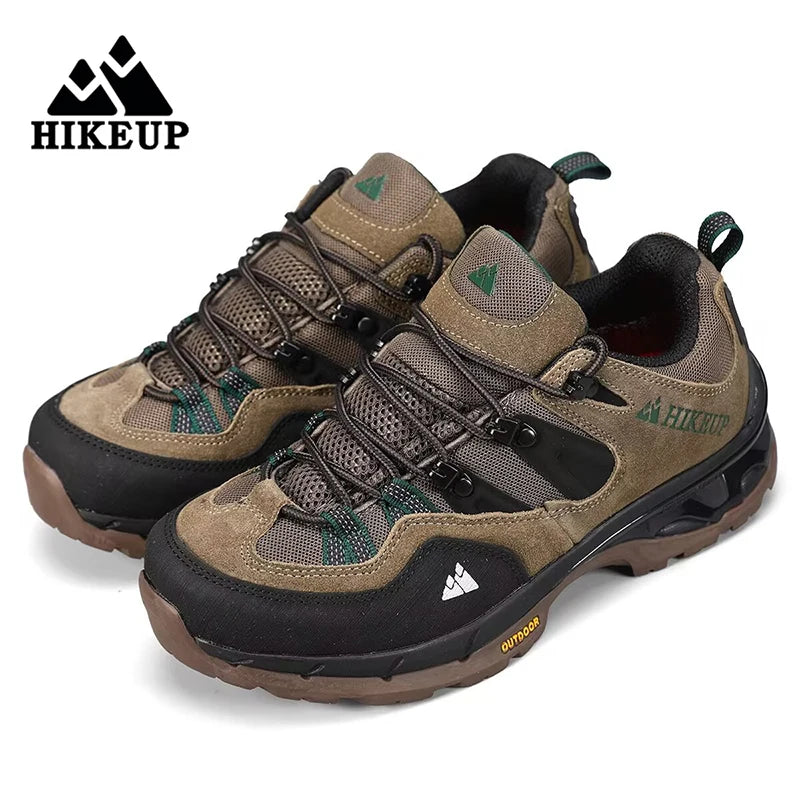 HIKEUP Rutschfeste, verschleißfeste Outdoor-Wanderschuhe, atmungsaktiv, spritzwassergeschützt, Klettern, Herren-Sneaker, Trekking, Tourismus, Bergschuhe