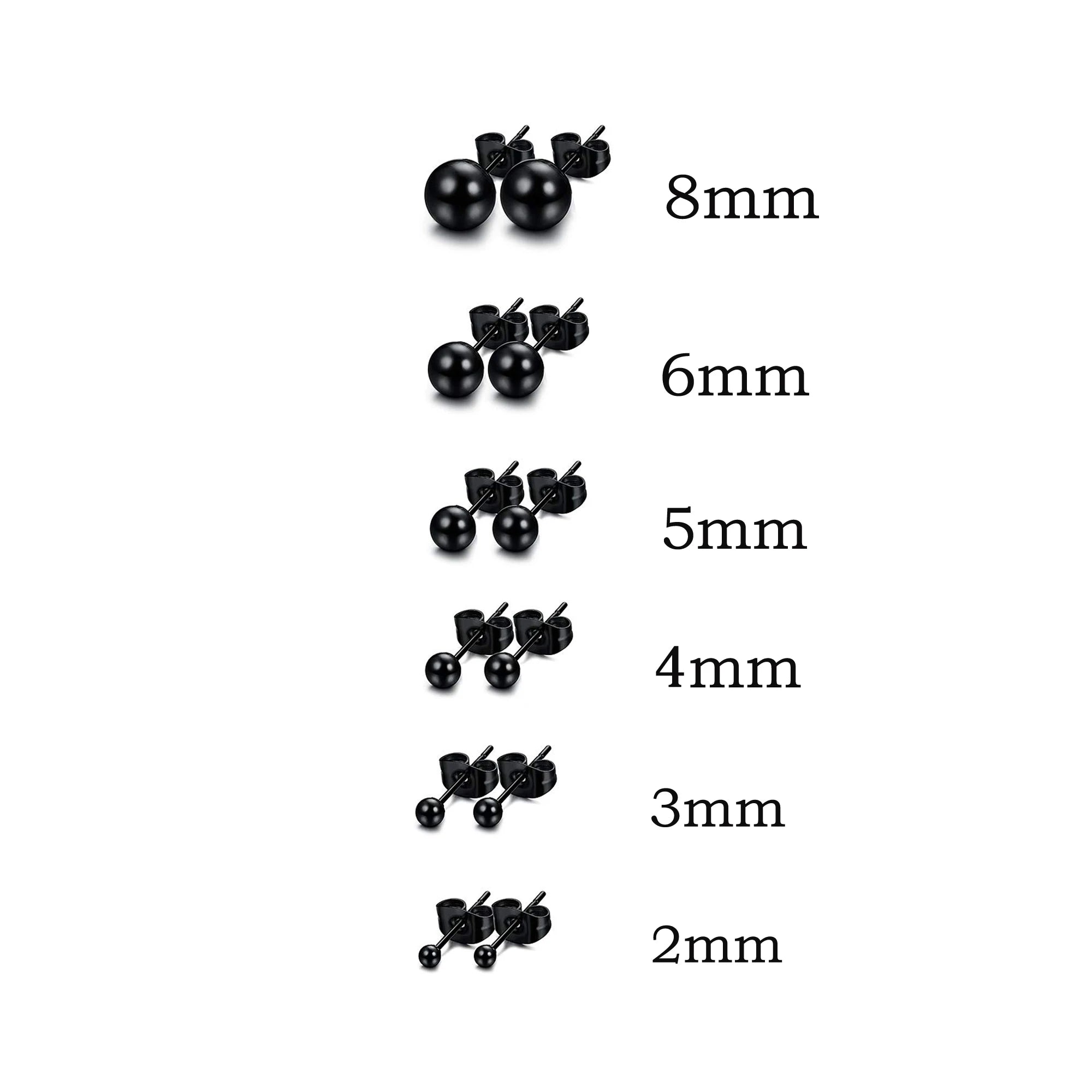 Edelstahl Ohrstecker Unisex