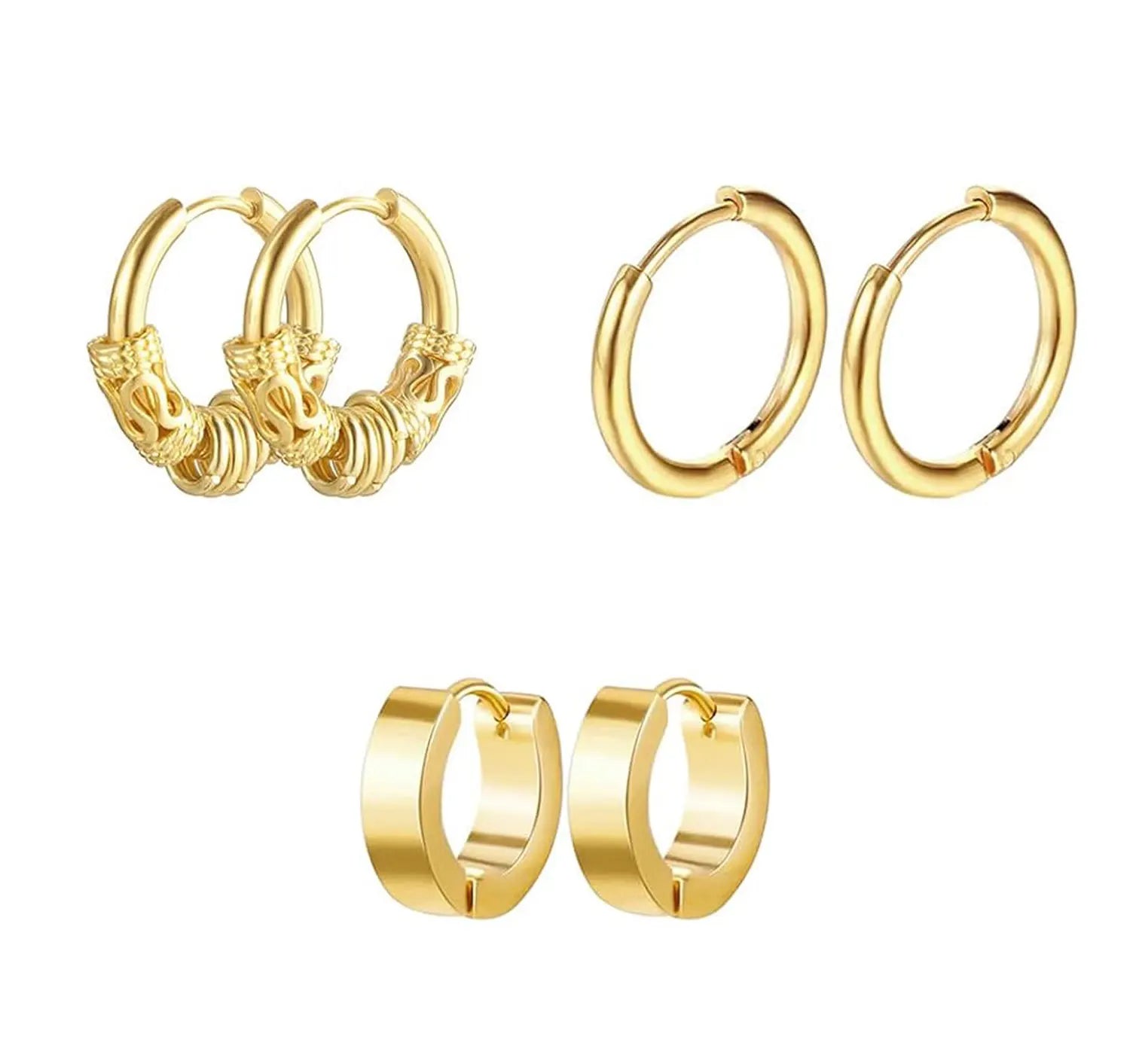 Edelstahl Herren  fraun Ohrringe