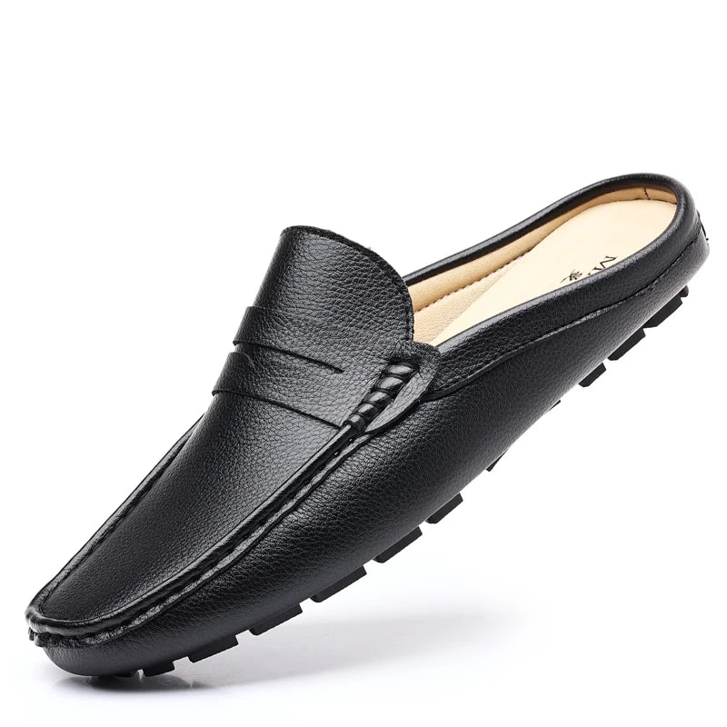 Sommer Leder Herren Loafers