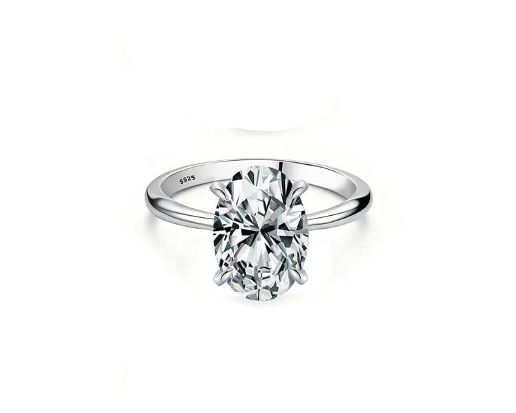 Zirkon Ovalring Silber