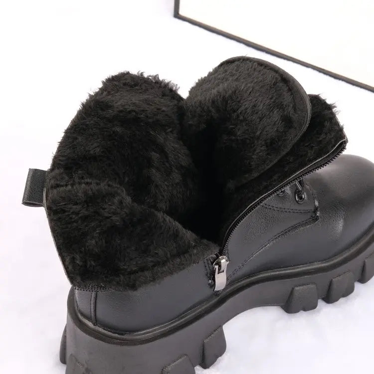 Damen Winter-Booties Koreanischer Stil