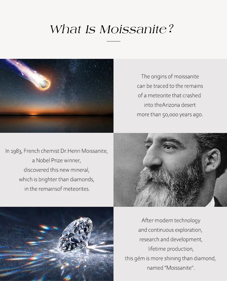 ATTAGEMS Eternity DVVS1 Moissanit-Ring für Damen, 100 % echtes 925er-Sterlingsilber, vergoldet, Hochzeit, Party, Charm, edler Schmuck, neu