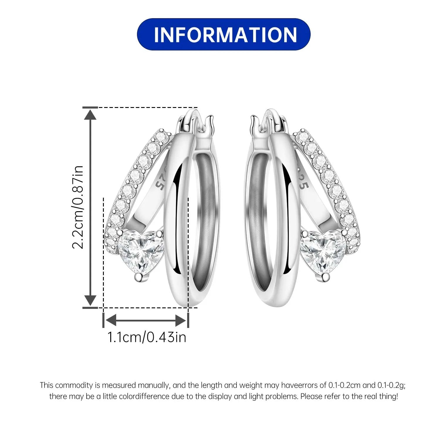 Heißer Verkauf 925 Sterling Silber Klassische Multi Ring Ohrringe Serie Tropfen Ohrringe Für Frauen Party Feines Geschenk Elegante Geburtstag Schmuck