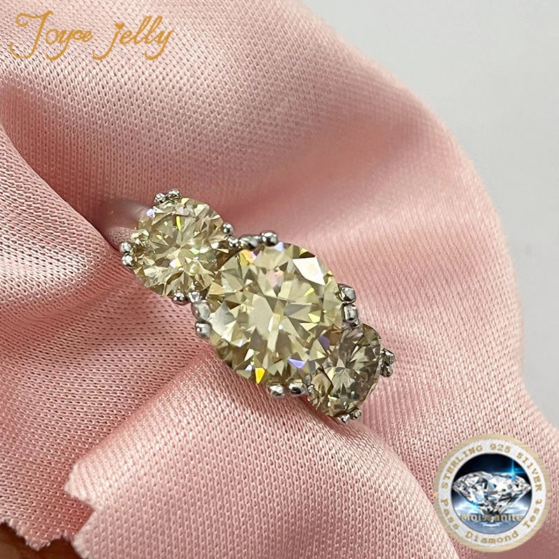 Moissanit Diamantring Silber