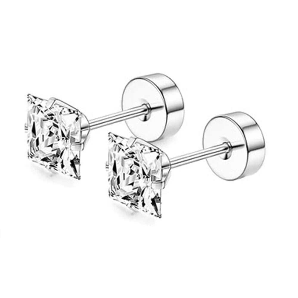 Edelstahl Punk Ohrstecker für Männer Frauen