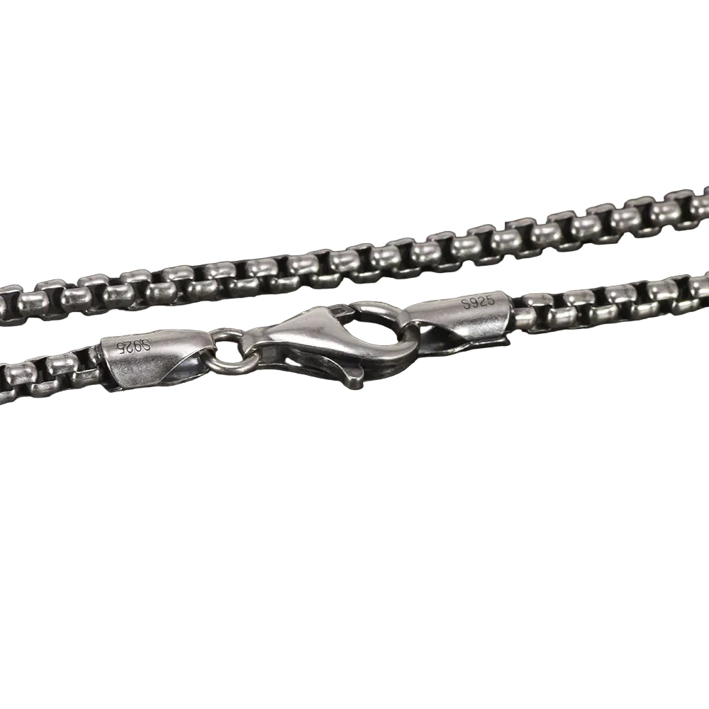 Echtes 925 Sterling Silber HalsketteUnisex