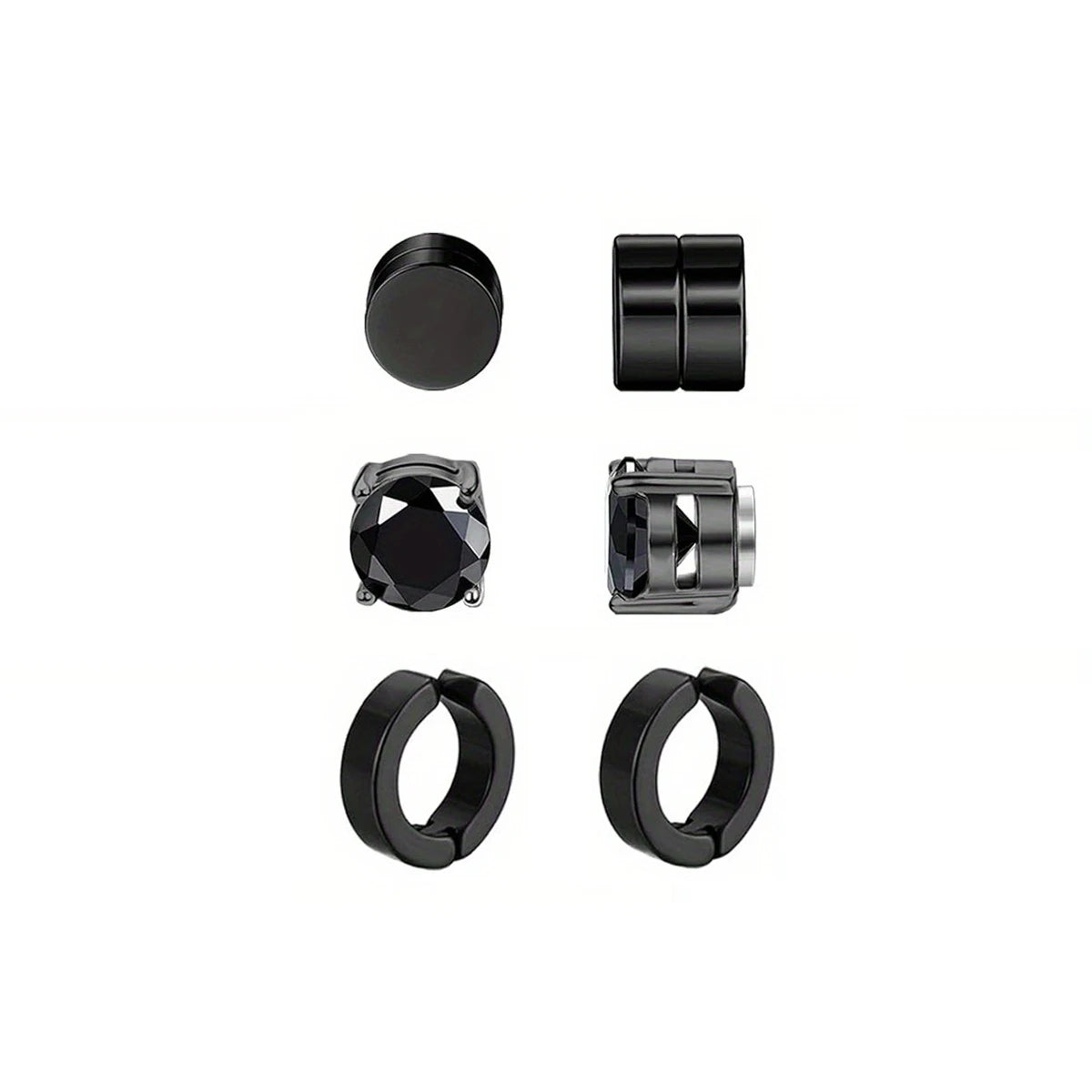 Magnetische Edelstahl Ohrringe  Männer und Frauen