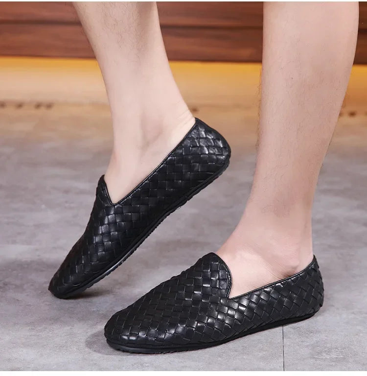 Faltbare Leder Schuhe